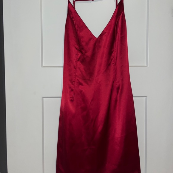 SOLD Red superdown mini dress - Picture 3 of 6